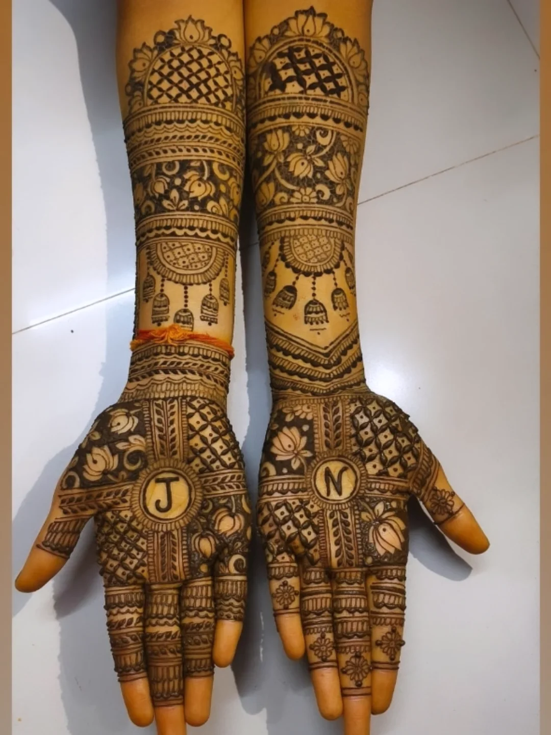 Bridal Mehndi Design in Kota by Sakshi Mehndi Art