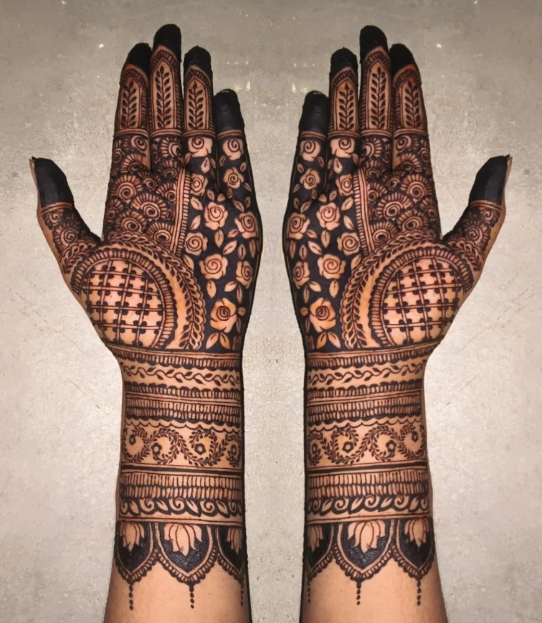 Bridal Mehndi Design in Kota by Sakshi Mehndi Art