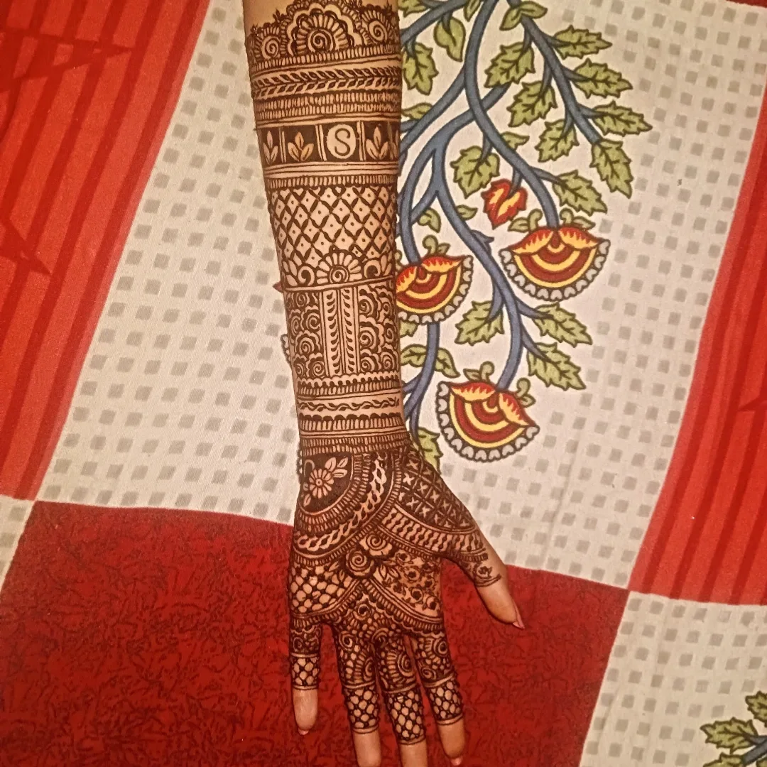 Bridal Mehndi Design in Kota by Sakshi Mehndi Art